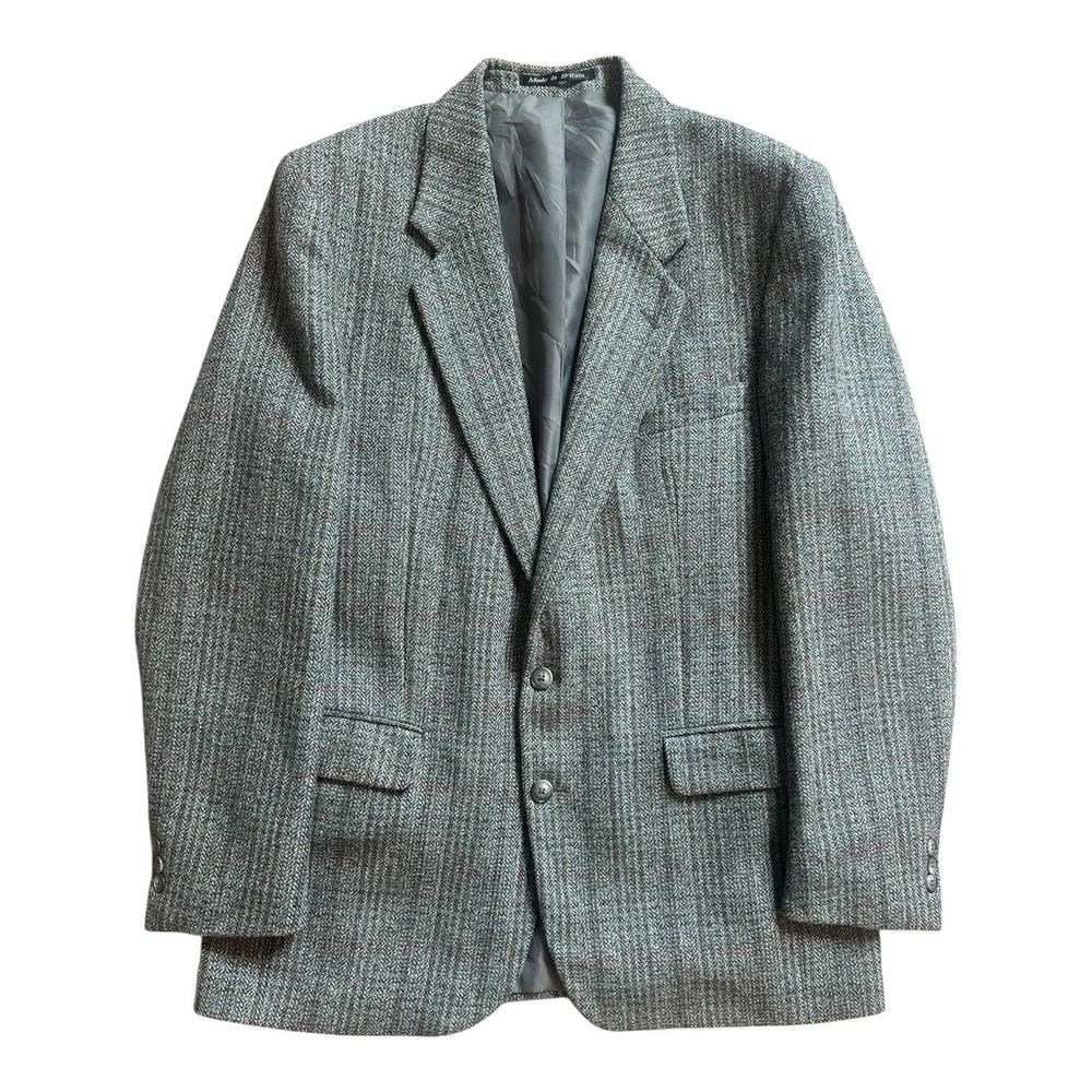 Dunn & Co‎ 42R Glen Check Wool Sport Coat Blazer